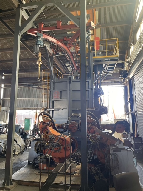 Qindao Huaqing Q3730A Shot Blasting Machine, Machine ID: 8501